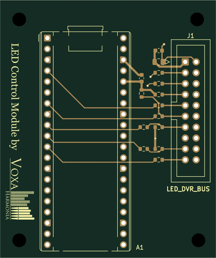 Control Modul LED — NYÁK-ábra